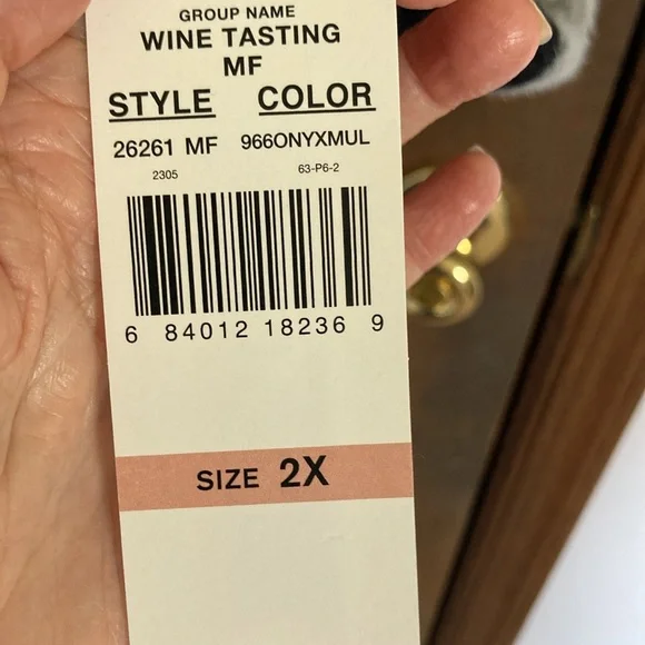 Relist2/18 Skye’s the Limit abstract animal print comfy soft sweater 2X - Picture 14 of 17